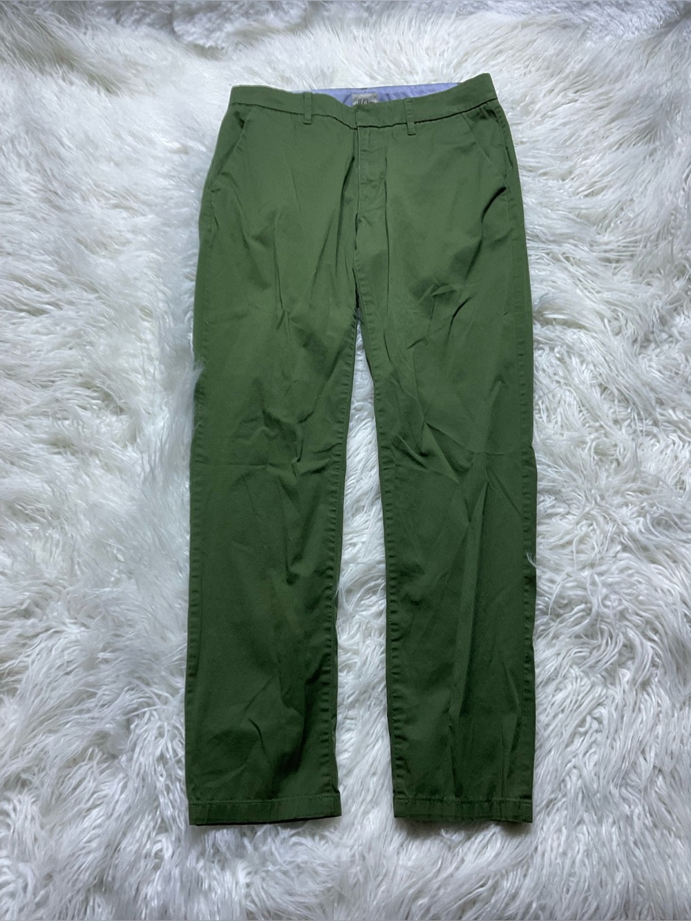 J.Crew Green Slim Boyfriend Chino Pants